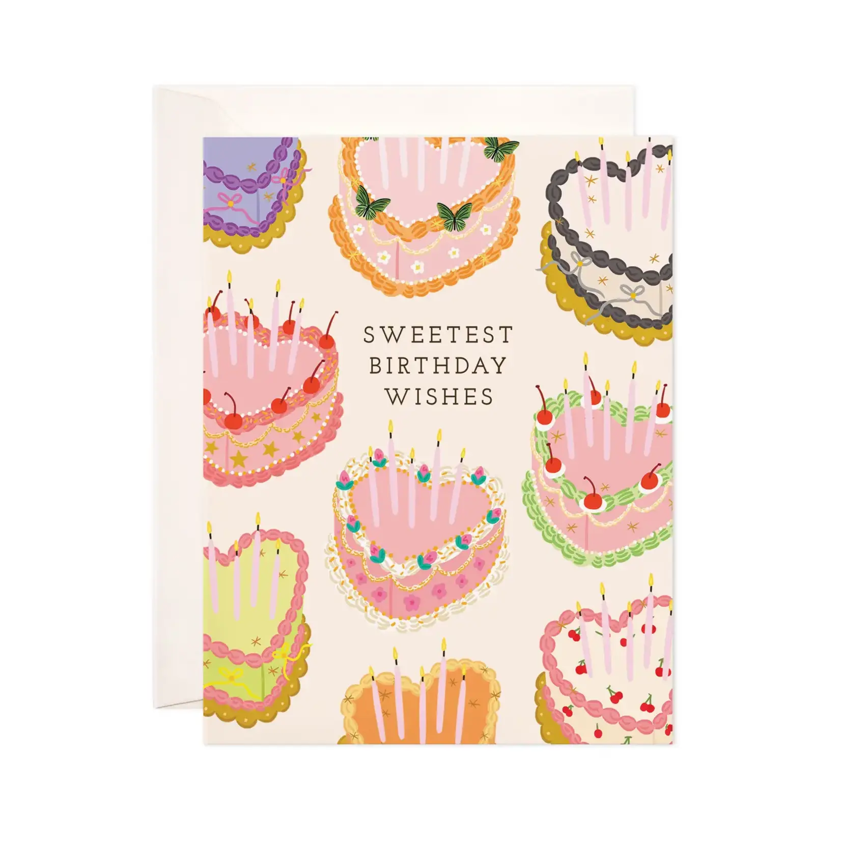 Bloomwolf Studio Sweetest Birthday Cakes Greeting Card