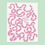 The Good Twin Worm Love Card