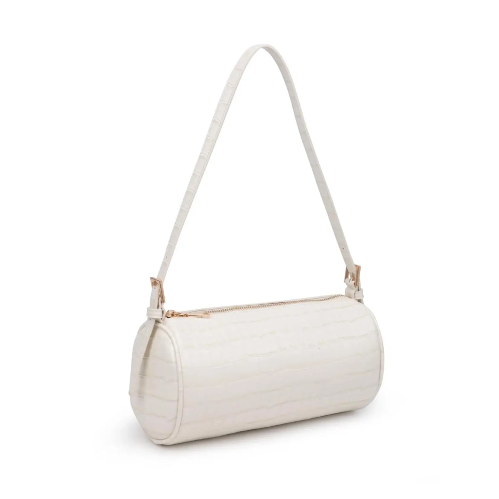 Urban Expressions Rachel - Croco Shoulder Bag  Bone