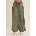 In February Every Step Wide Leg Pants OLIVE