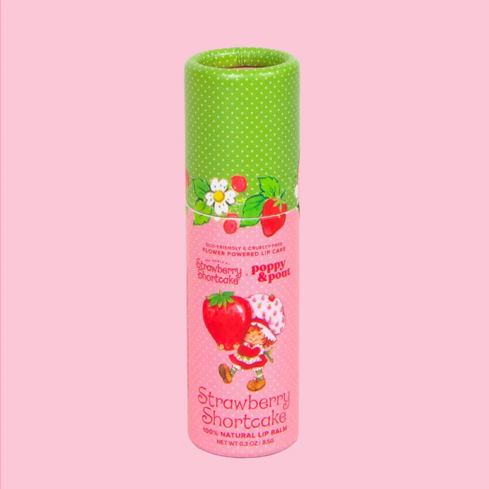 Poppy & Pout Lip Balm-Strawberry Shortcake