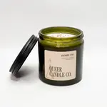 Queer Candle Co Green Jar: Autumn Rose
