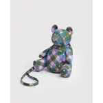 Baggu Bear Bag - Green Star Plaid