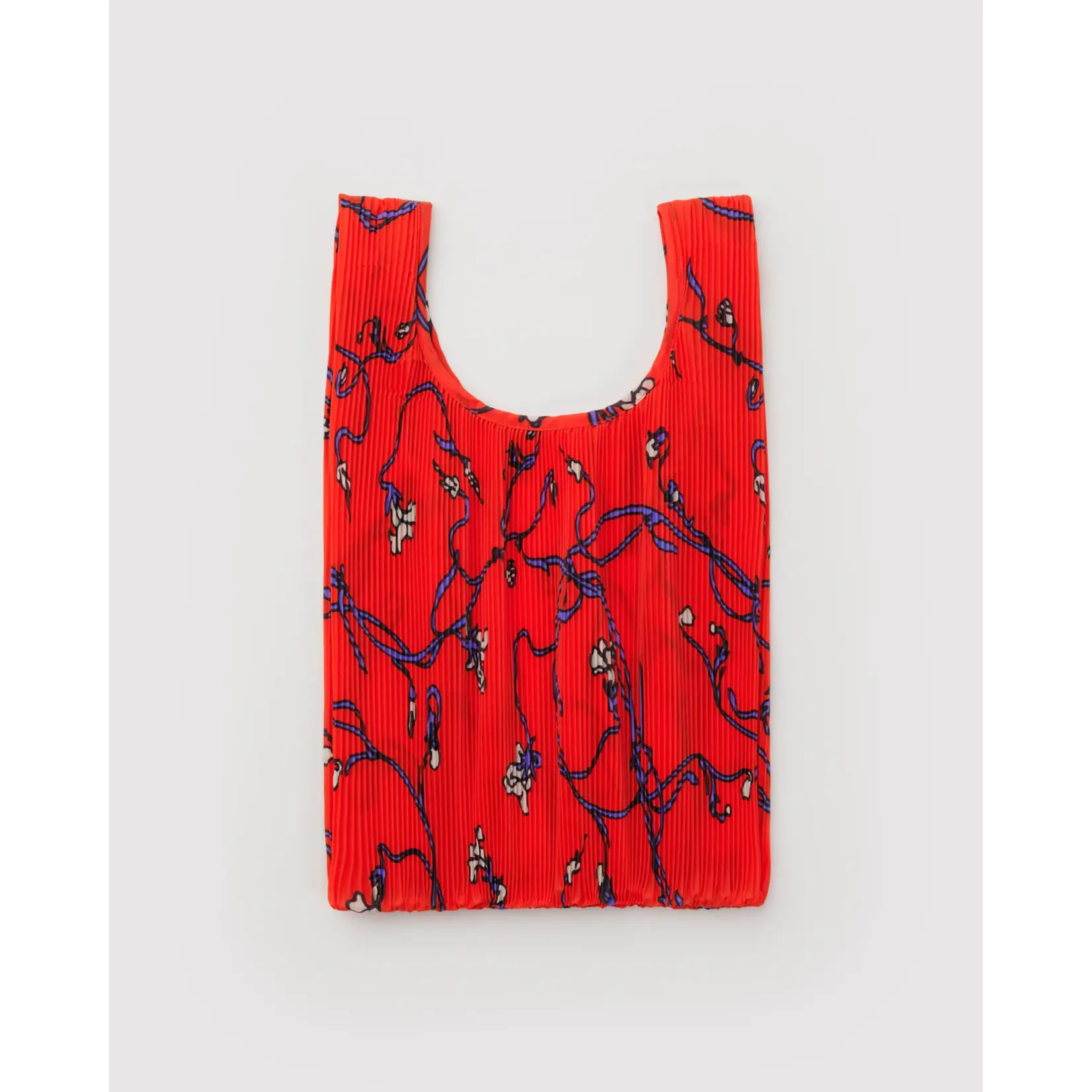 Baggu Pleated Baggu - Red Snapdragon