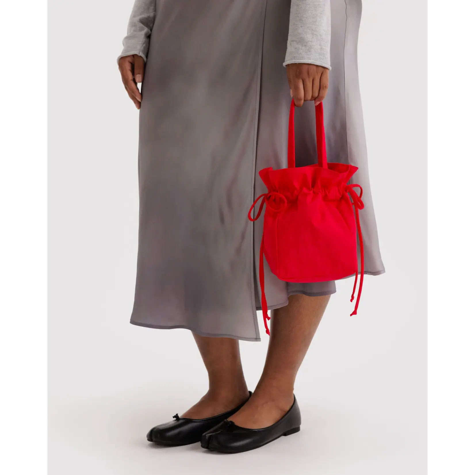 Baggu Nylon Drawstring Bag - Candy Apple