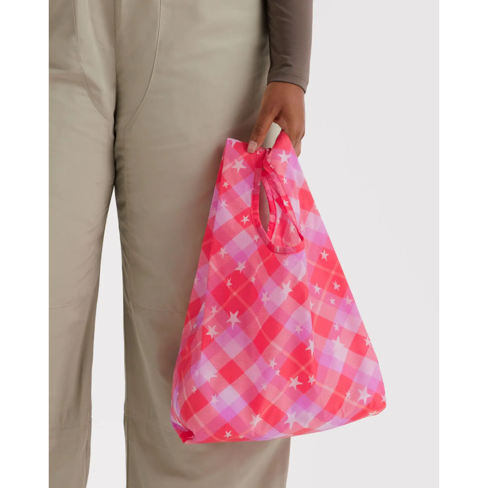 Baggu Baby Baggu - Pink Star Plaid