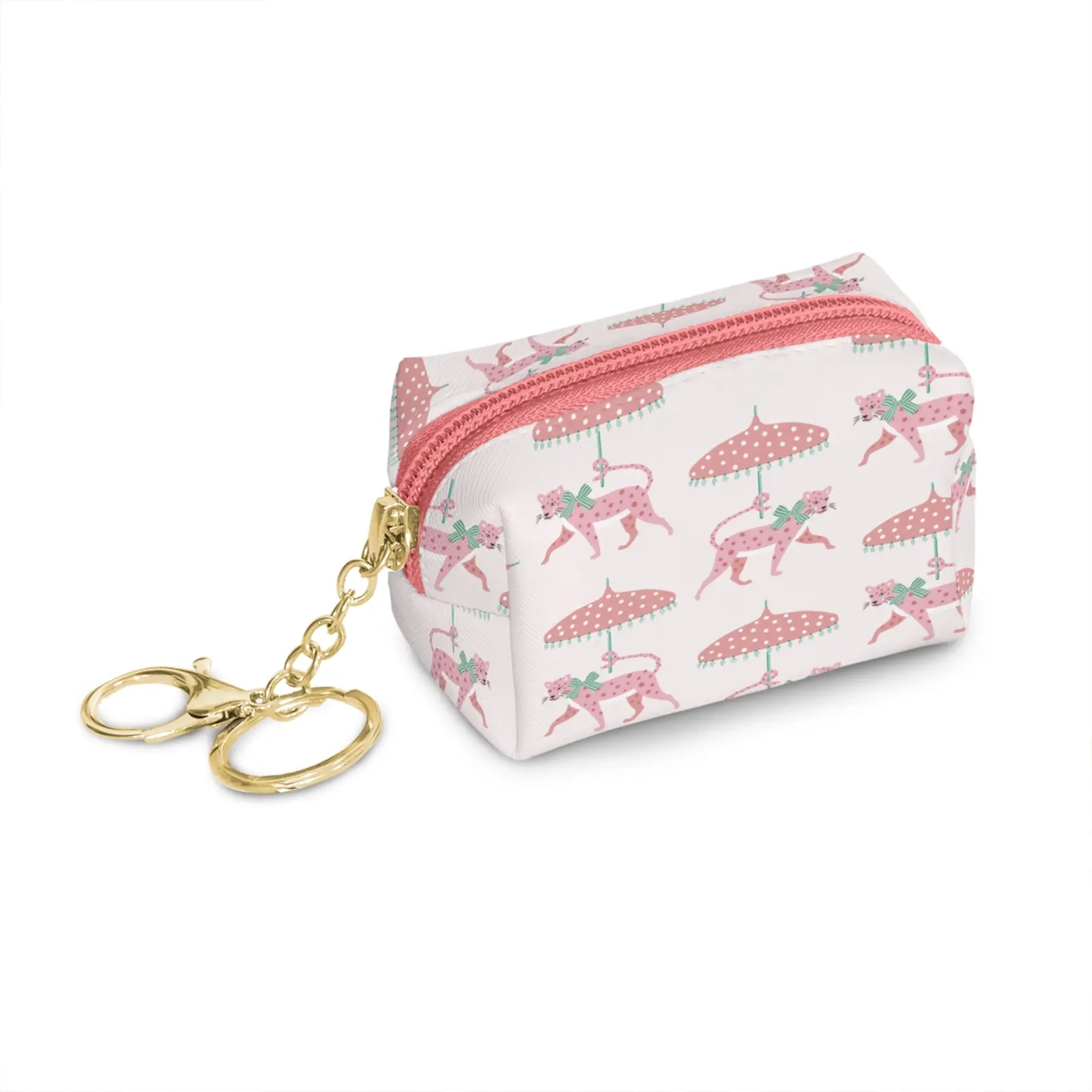 Studio Oh Leopard On Parade Key Chain Pouch