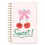 Studio Oh Sweetest Cherry Medium Spiral Notebook