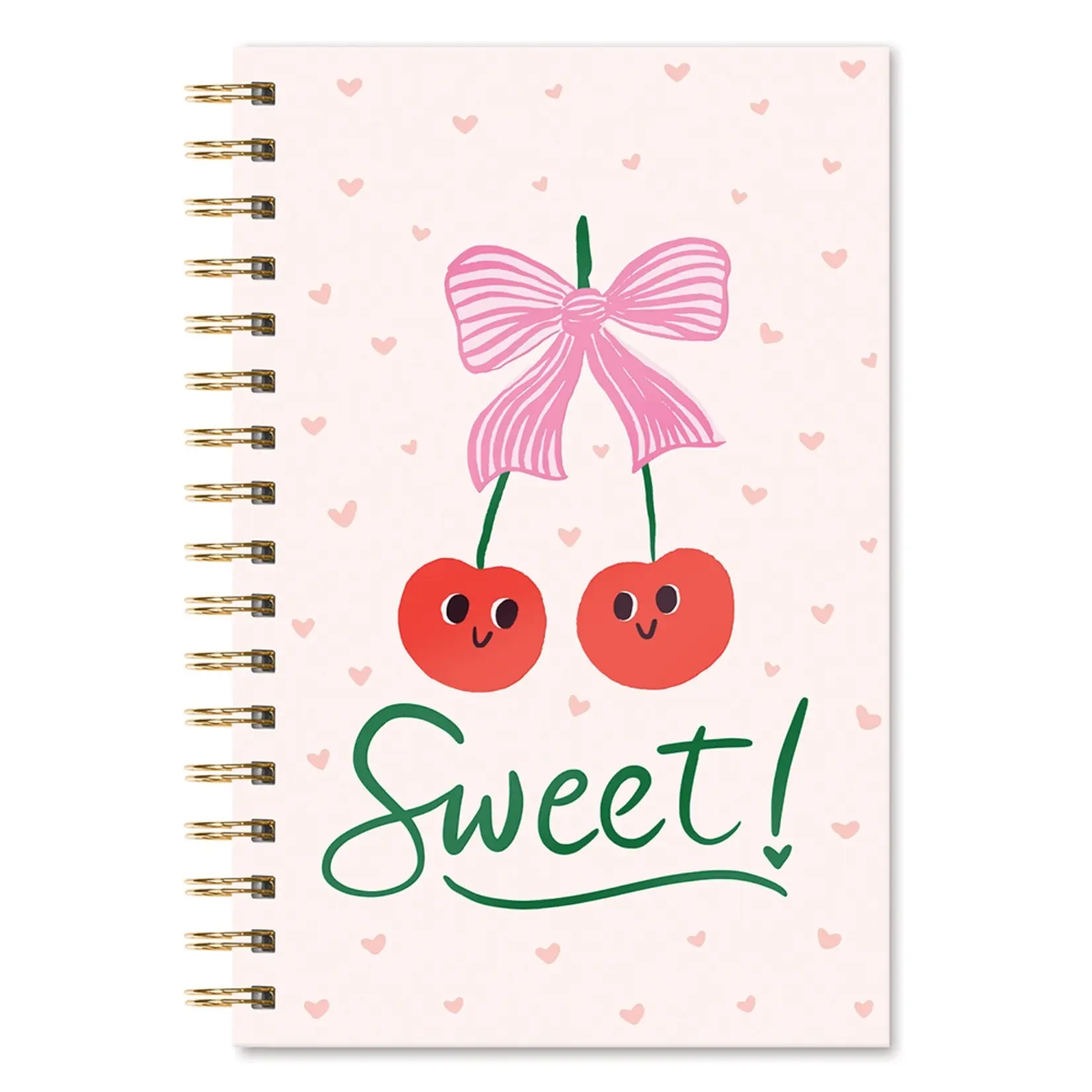 Studio Oh Sweetest Cherry Medium Spiral Notebook