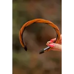 Shop Andi Brown Velvet Braided Headband