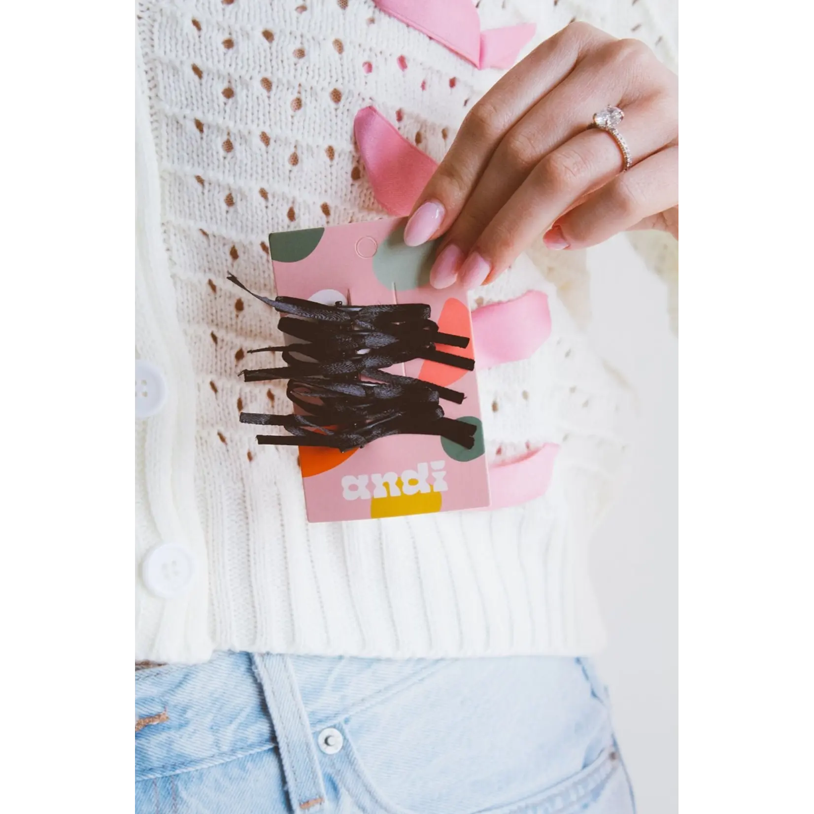 Shop Andi Macey Bow 6-Pack  Black