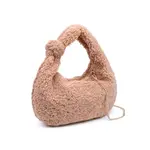 Urban Expressions Charlene Sherpa Shoulder Bag  Tan