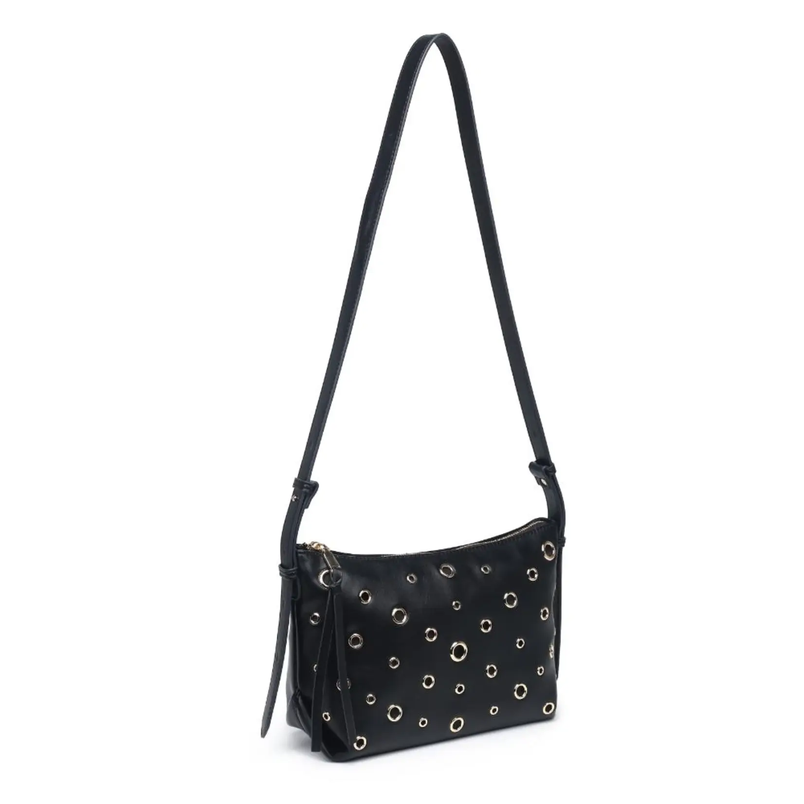 Urban Expressions Taran Grommet Crossbody  Black
