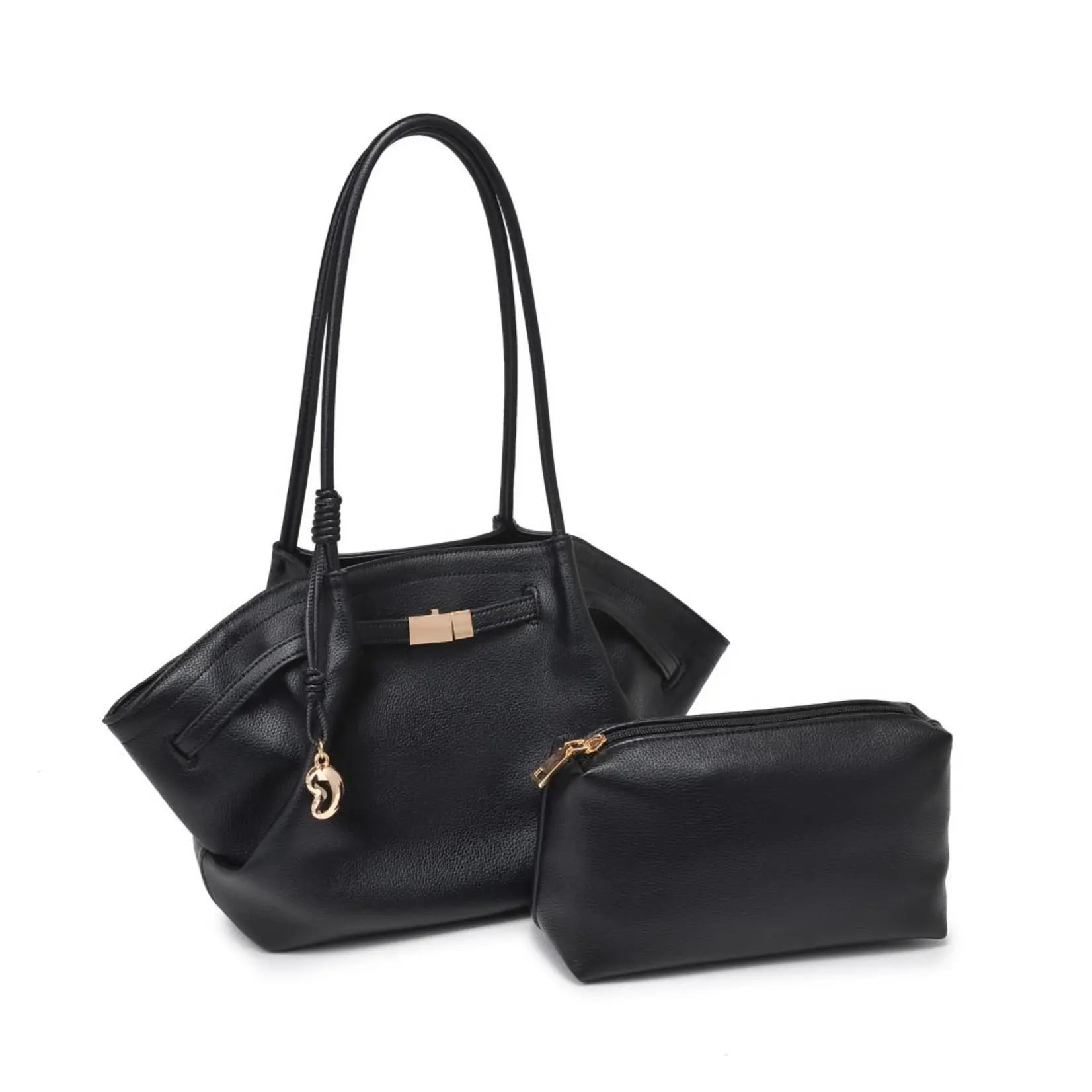 Urban Expressions Monroe Satchel  Black