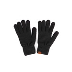 Hana C.C Heather Knit Plain Gloves Black