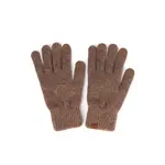 Hana C.C Heather Knit Plain Gloves Cacao
