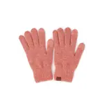 Hana C.C Heather Knit Plain Gloves Strawberry