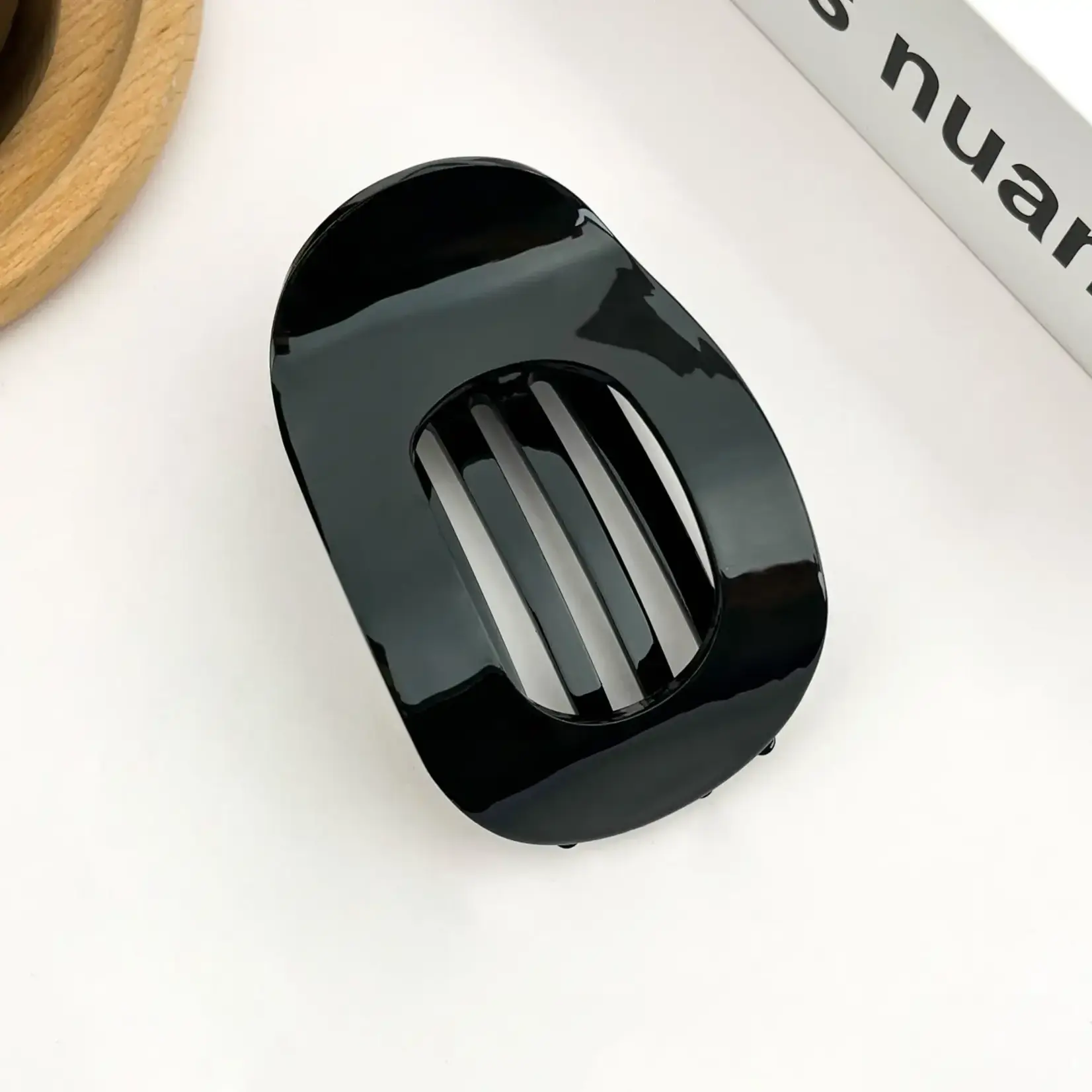 The Diva Soap Flat Hair Clip- Black