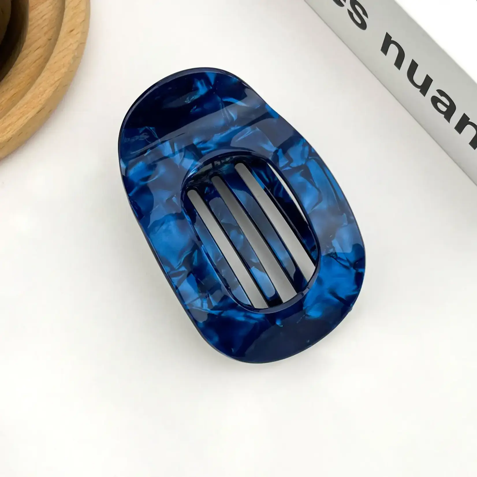 The Diva Soap Flat Hair Clip- Dark Blue