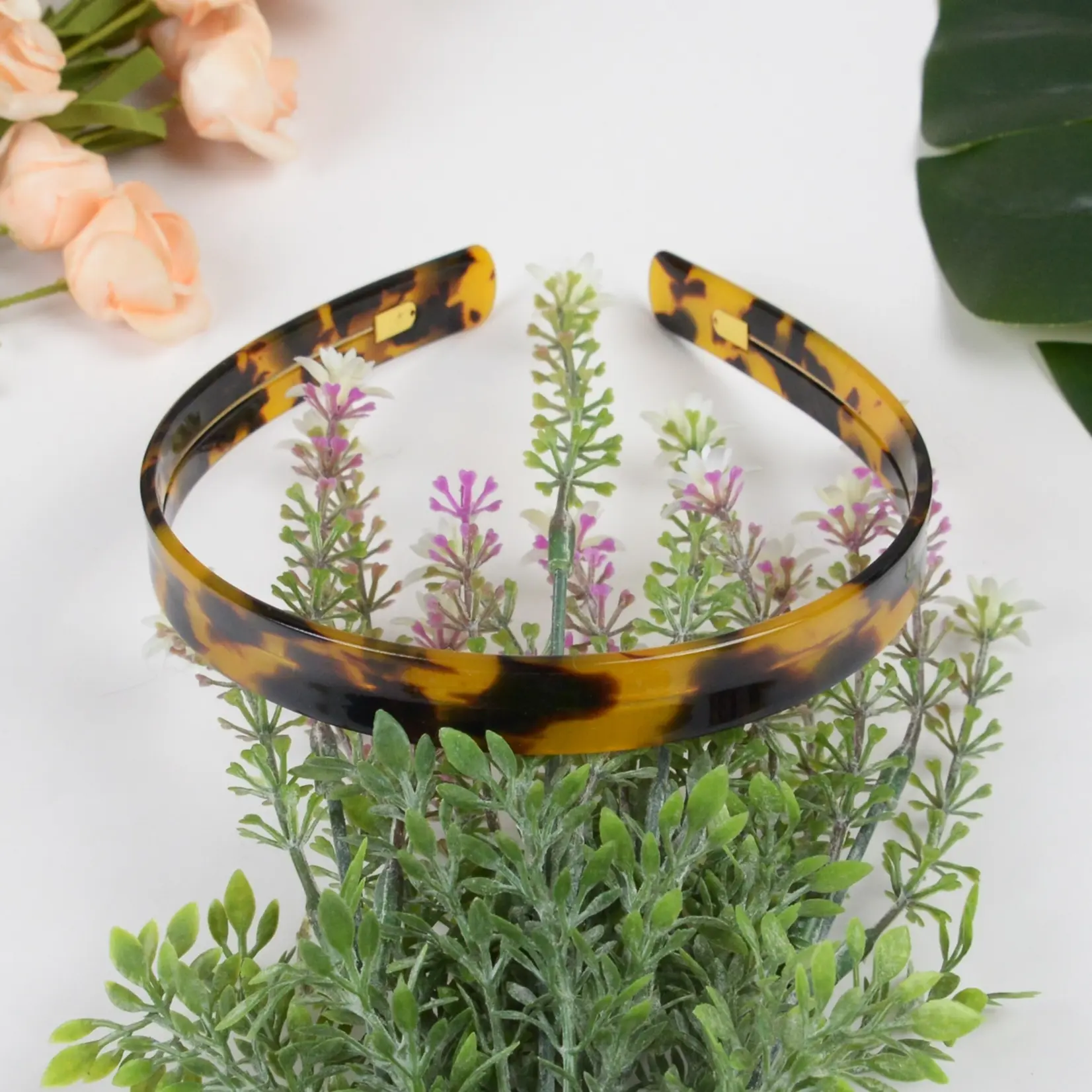 The Diva Soap French Minimalist Headband  dark amber