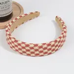 The Diva Soap Vintage Houndstooth Headband Red