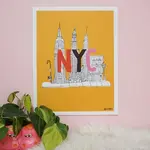 Ash + Chess NYC Art Print