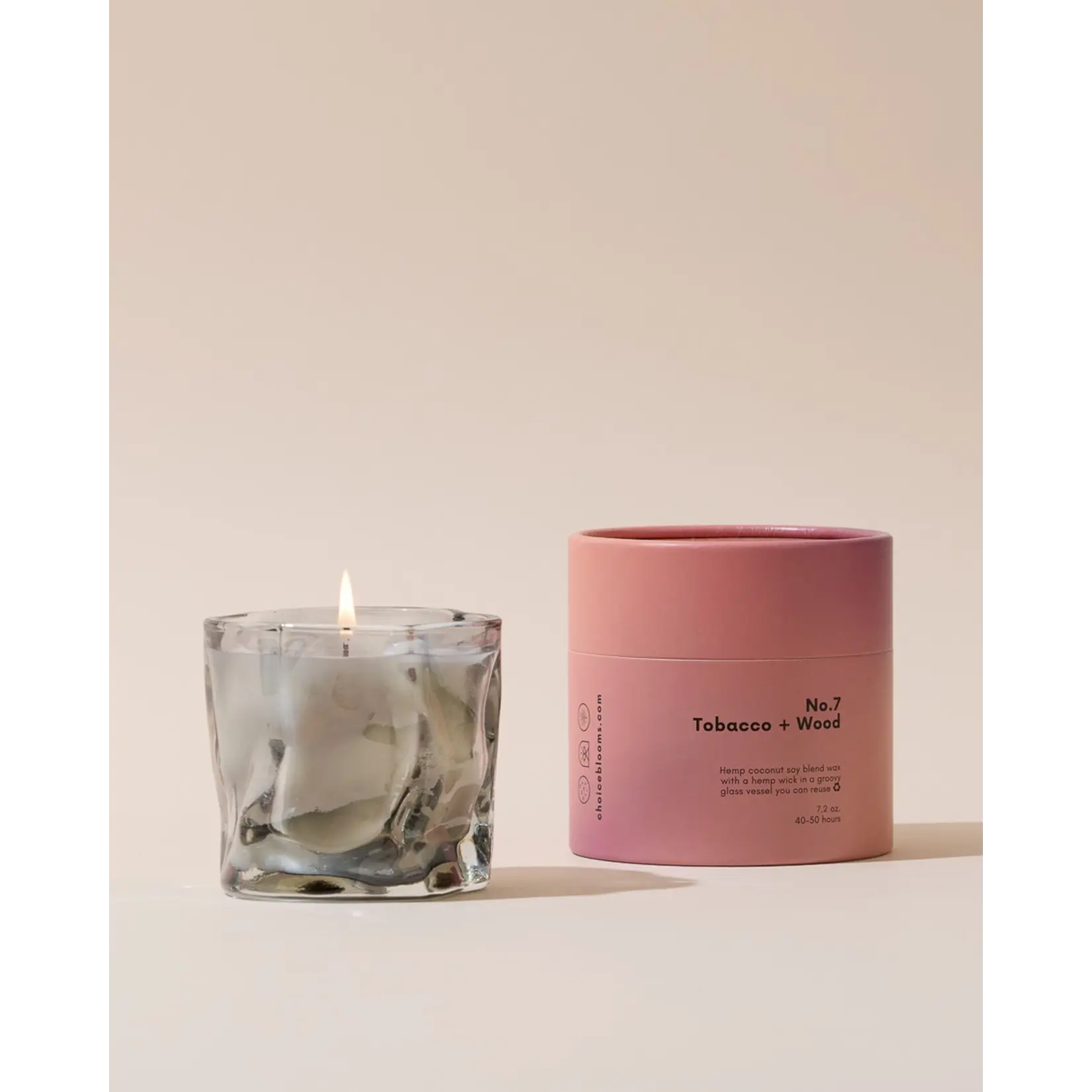 Choice Blooms 7.2oz No. 7 Tobacco + Wood Candle
