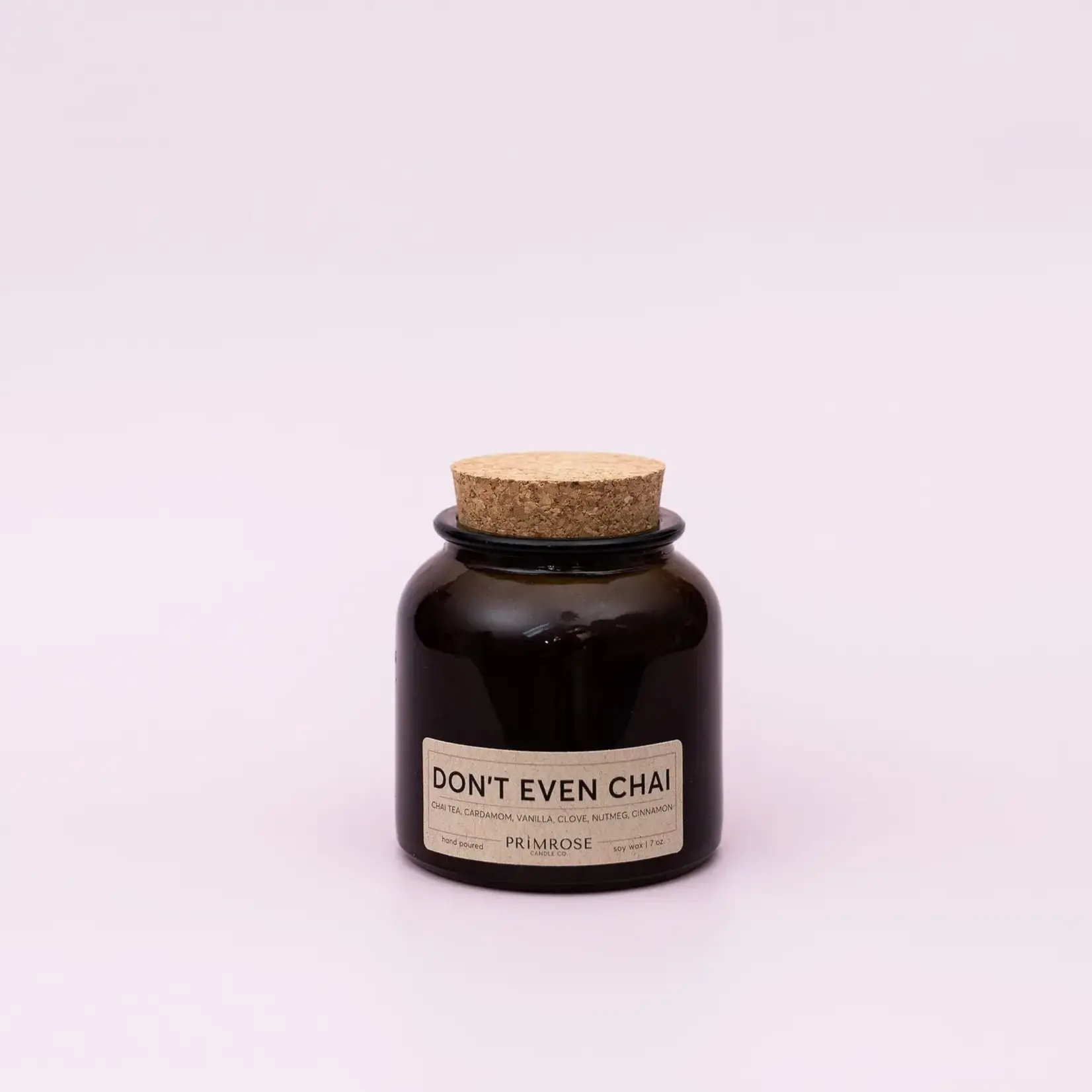 Primrose Candle Co Don't Even Chai Candle