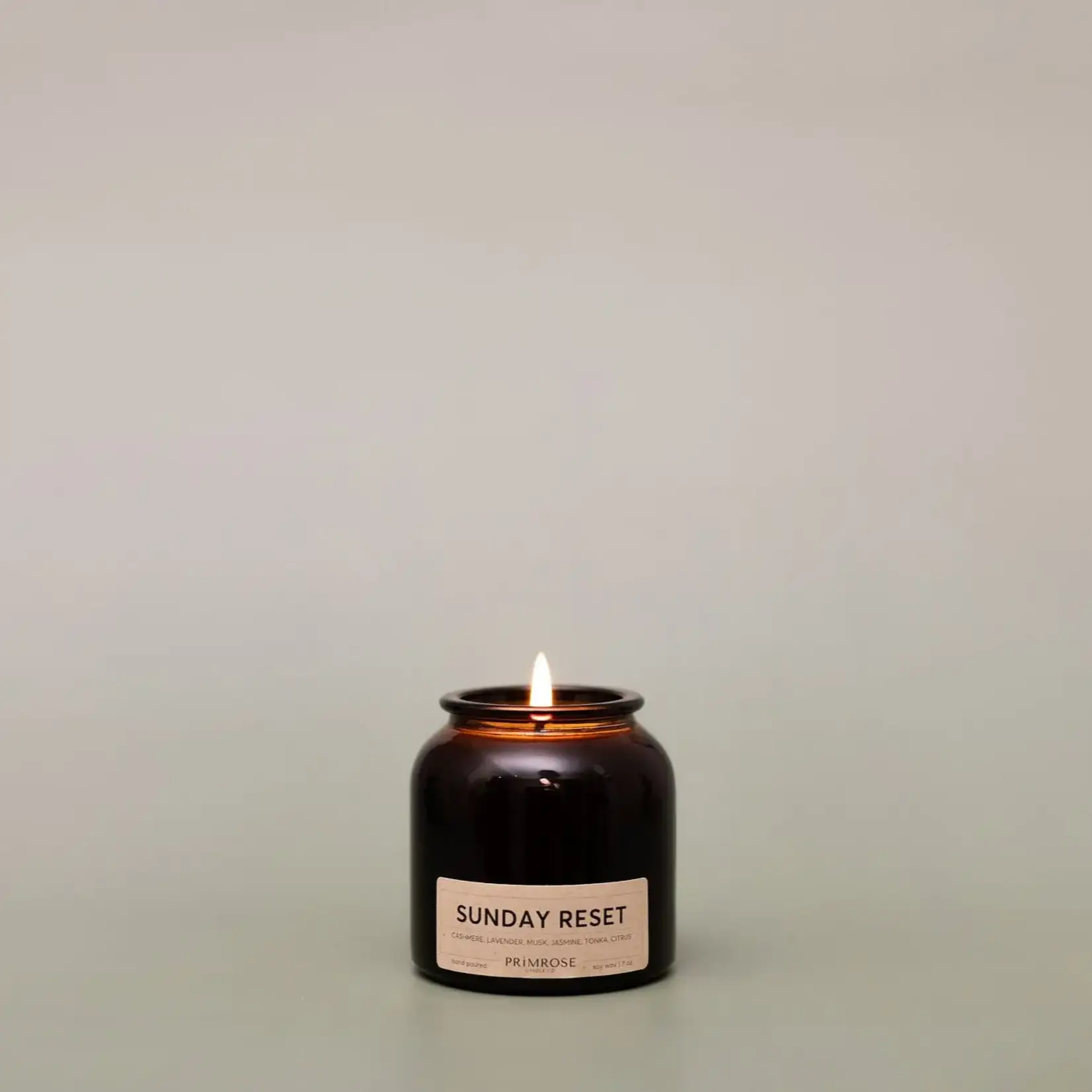 Primrose Candle Co Sunday Reset Candle