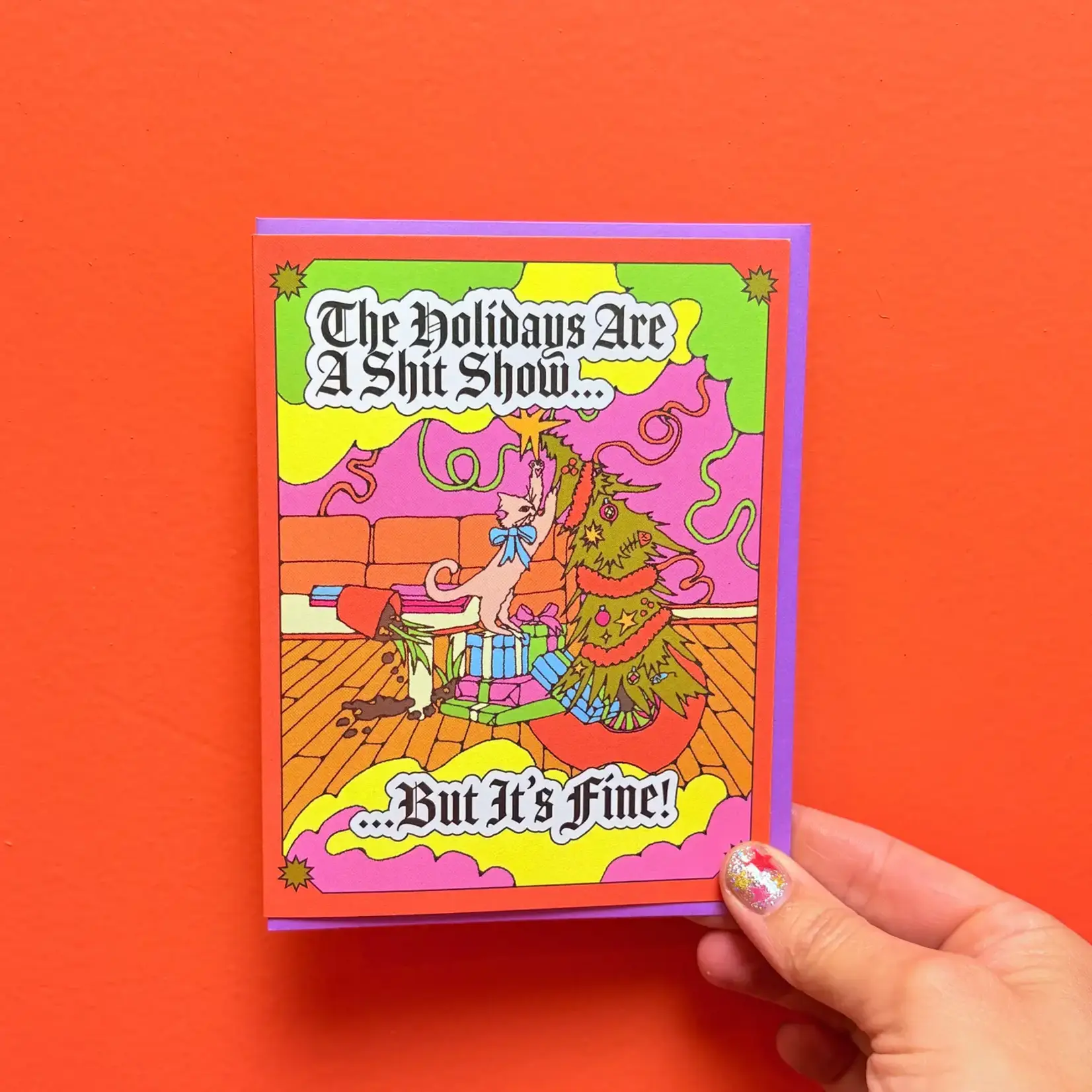 Ash + Chess Holiday Shit Show Card