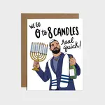 Brittany Paige 0 To 8 Candles Real Quick Hanukkah Card