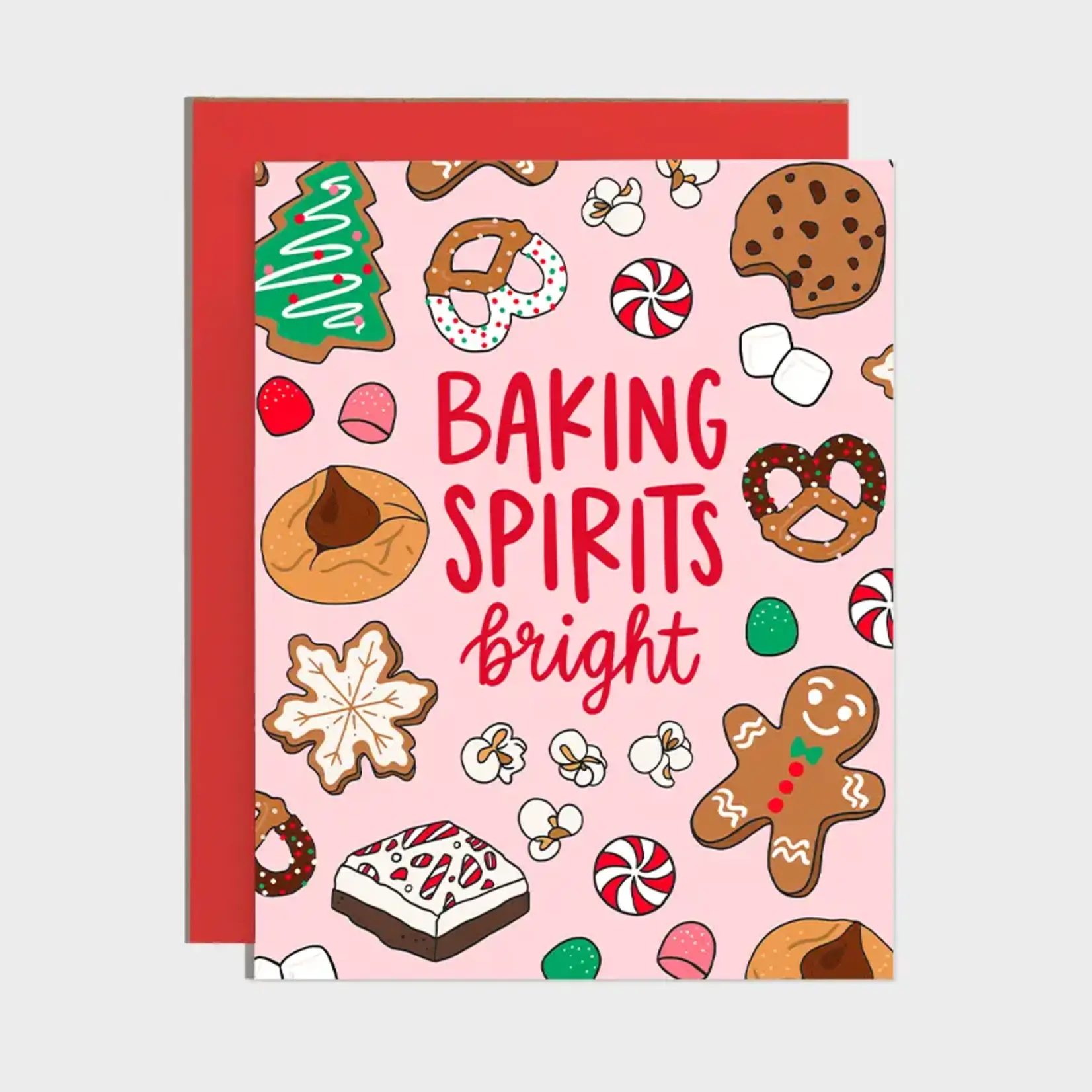 Brittany Paige Baking Spirits Bright Holiday Card