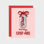 Brittany Paige Merry Crisp-Mas Diet Soda Holiday Card