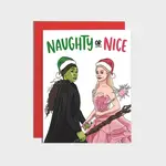 Brittany Paige Naughty or Nice Witch Holiday Card