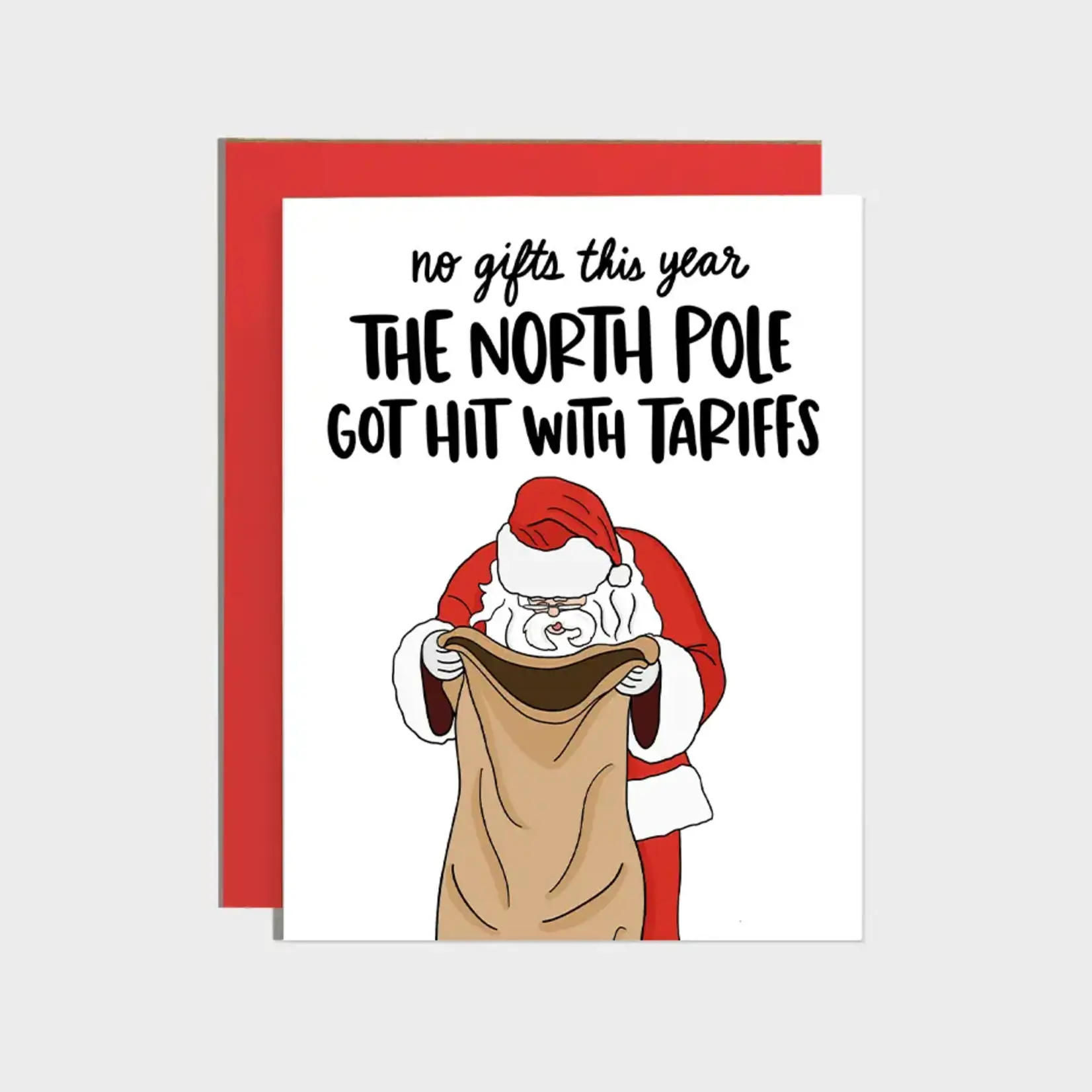 Brittany Paige Santa North Pole Tariffs Holiday Card