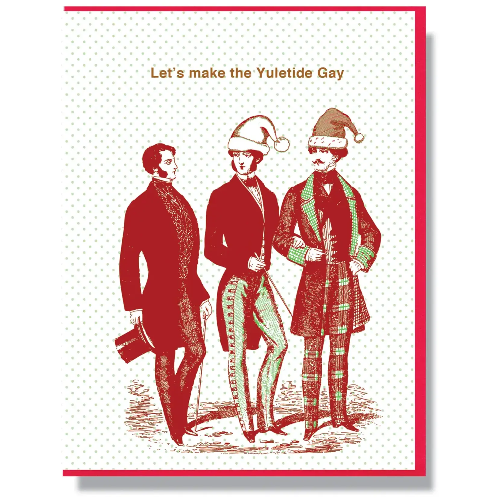Smitten Kitten Yuletide Gay Card