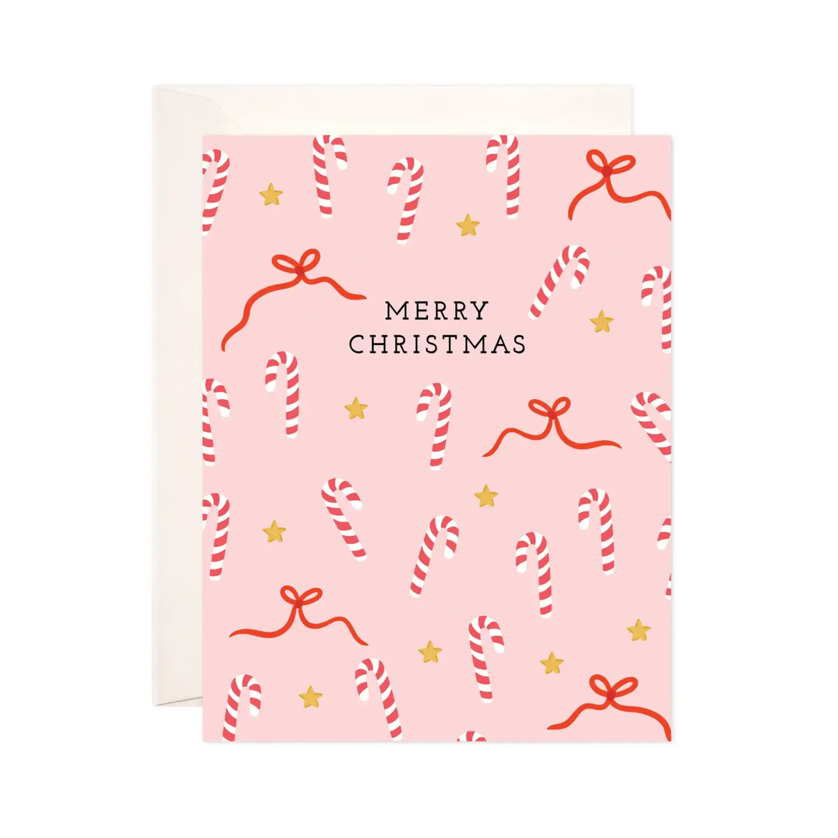 Bloomwolf Studio Candy Canes Christmas Card