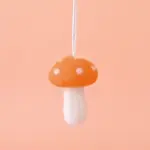 Sunshine Studios Holiday Mushroom Ornament-Orange