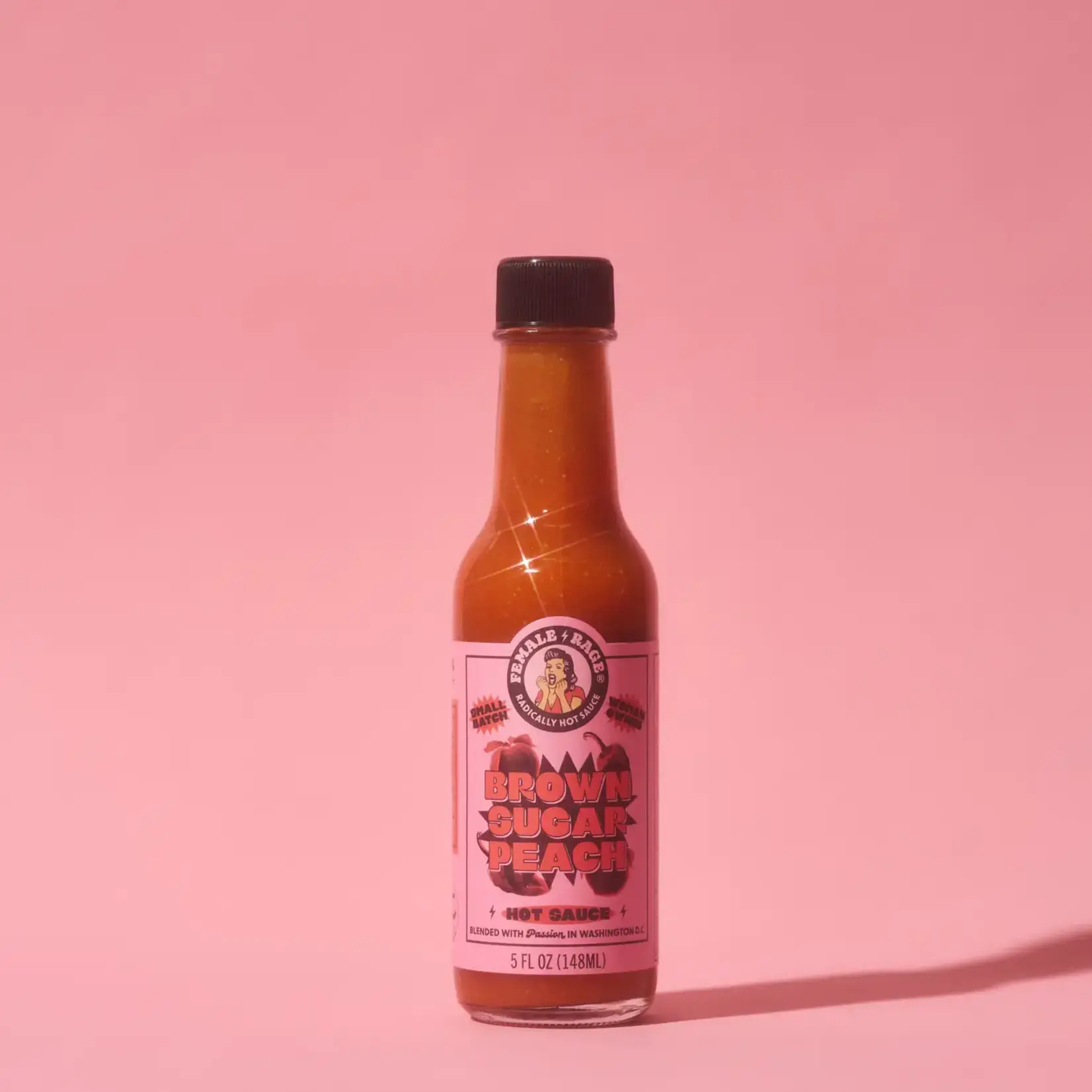 Female Rage Hot Sauce Brown Sugar Peach Hot Sauce