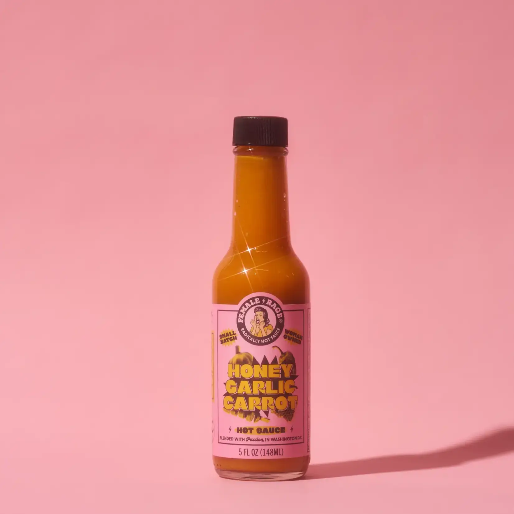 Female Rage Hot Sauce Honey Garlic Carrot Hot Sauce