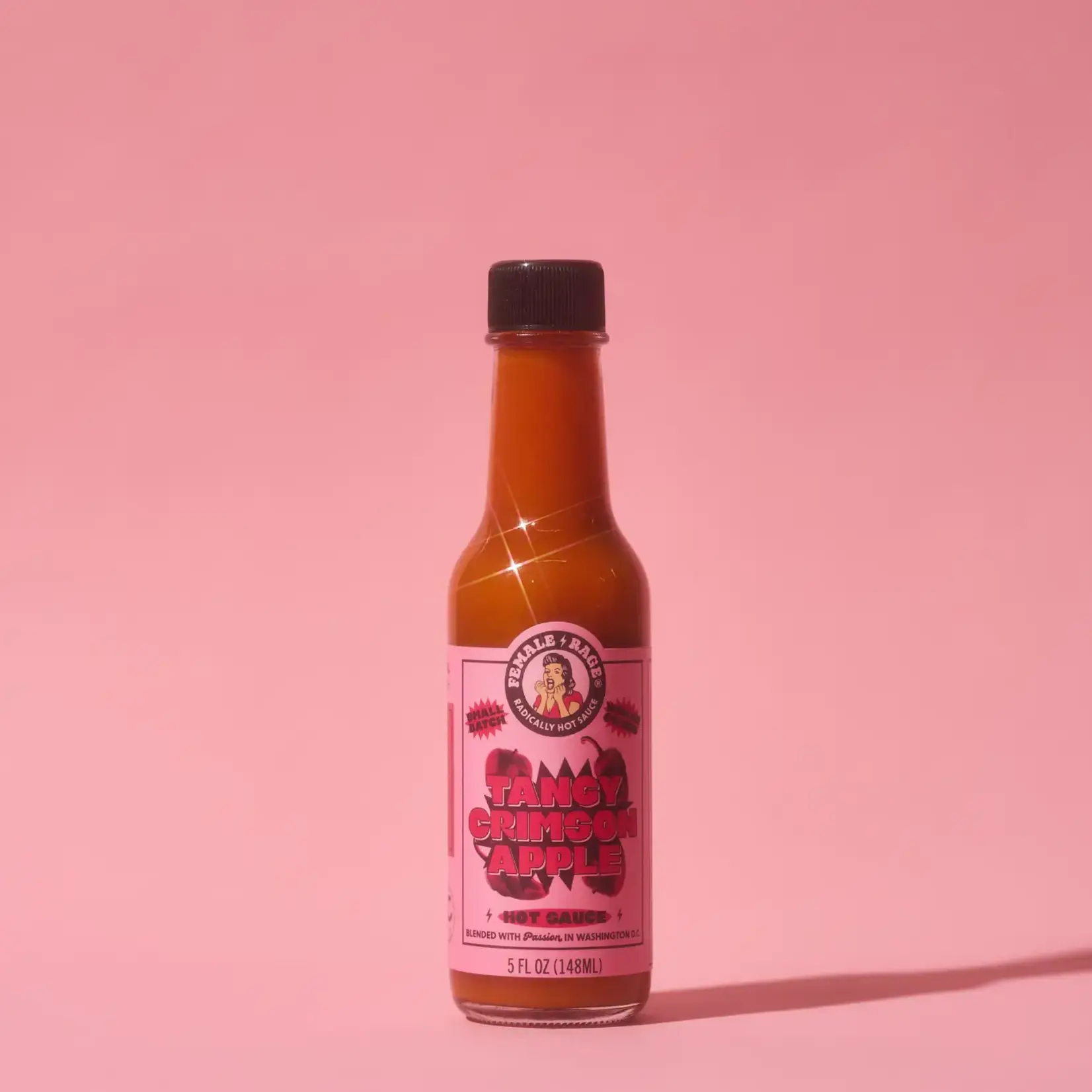 Female Rage Hot Sauce Tangy Crimson Apple Hot Sauce