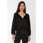 Velvet Heart SARAI Top-Black Leopard