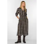 Velvet Heart JERICHO Dress-B/W Plaid FINAL SALE