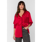Velvet Heart SUTTON Top-Red Pinstripe