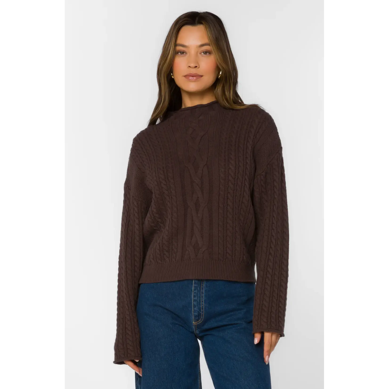 Velvet Heart JENNEVIE Sweater-Walnut