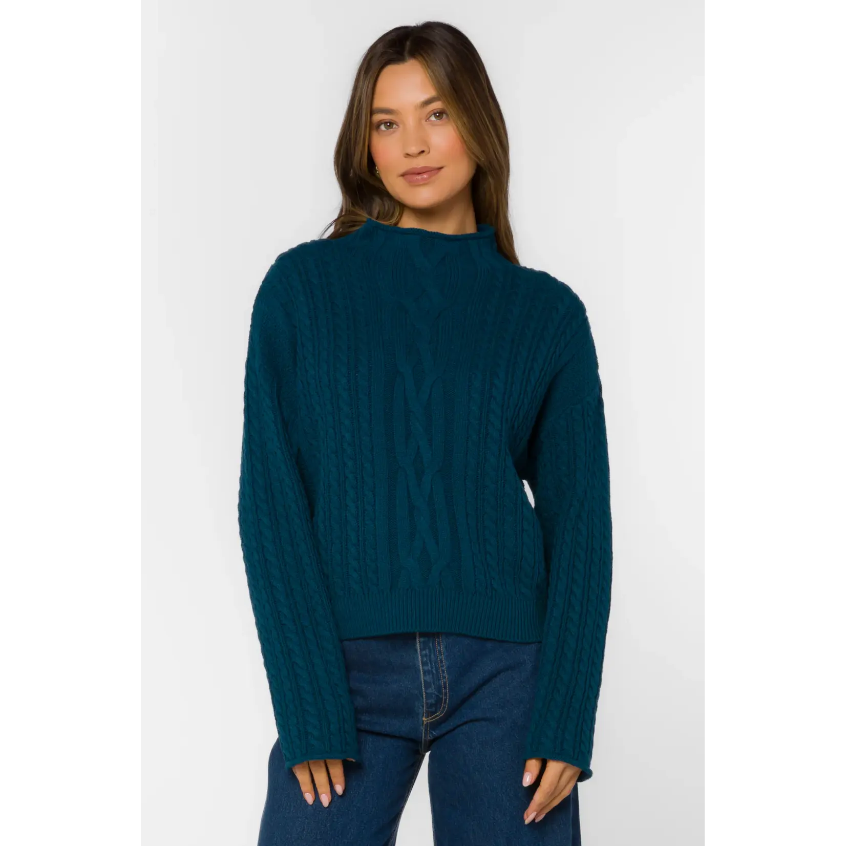 Velvet Heart JENNEVIE Sweater-Dark Teal