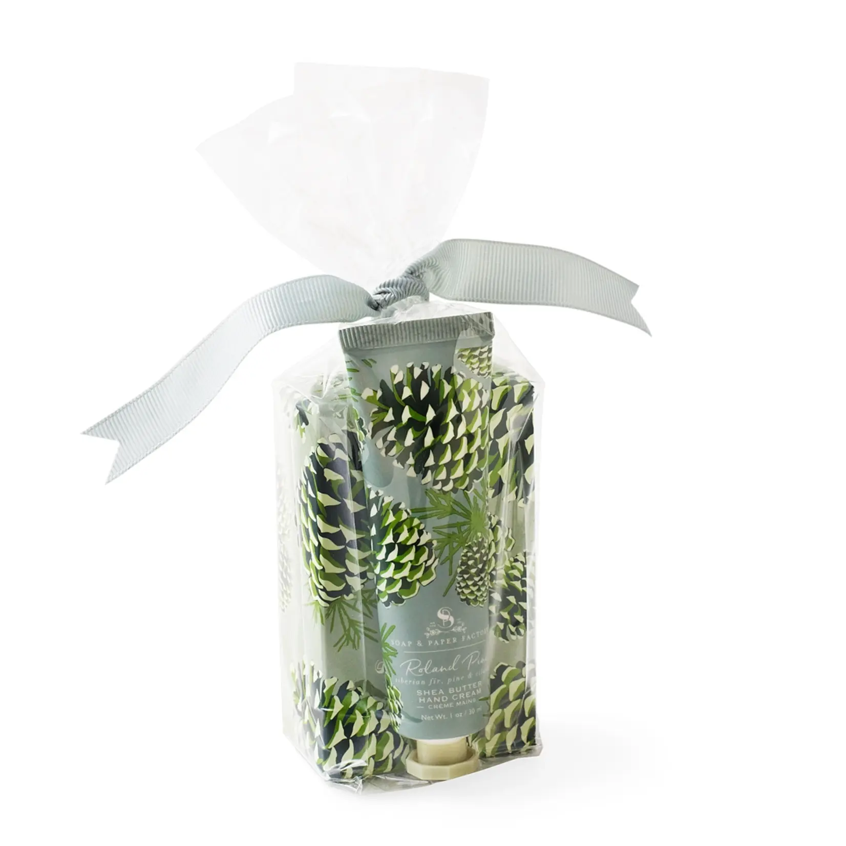 Soap & Paper Factory Roland Pine Hand Cream & Soap Gift Set