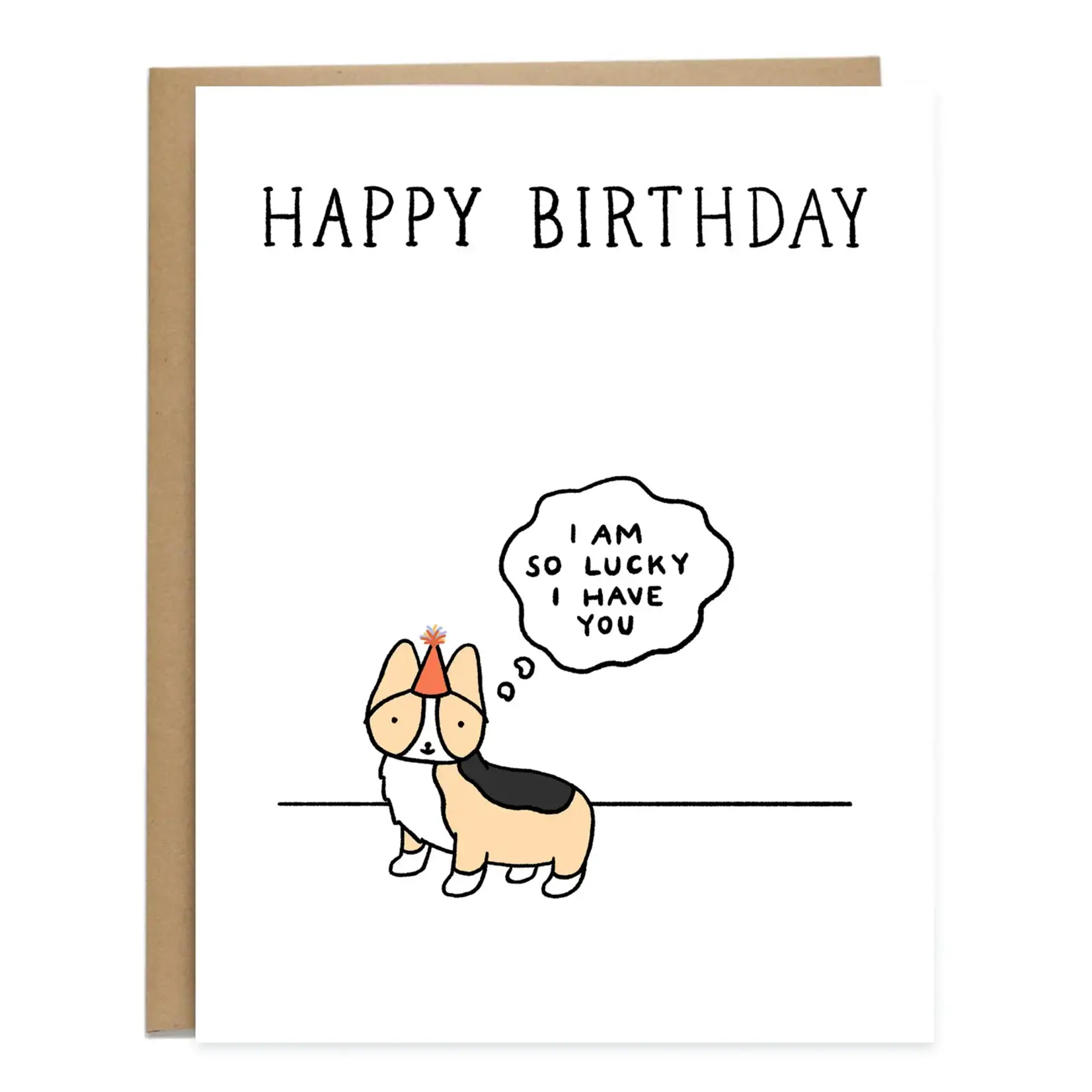 Tiffbits So Lucky Dog Pet Birthday Card
