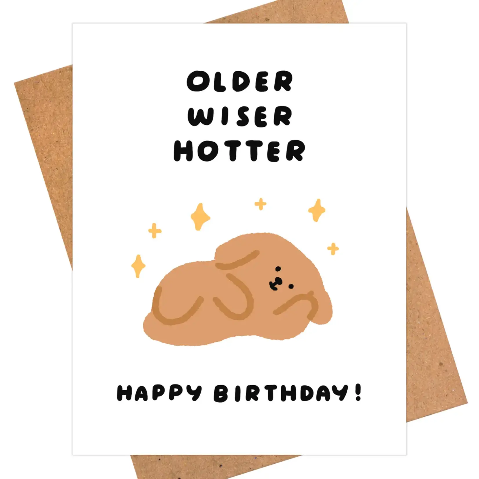 IEJ Studio Older Wiser Hotter Puppy Card