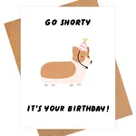 IEJ Studio Shorty Corgi Birthday Card